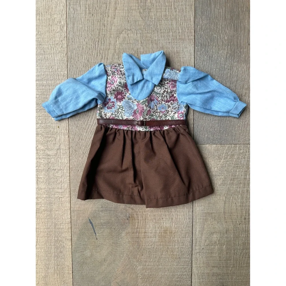 Dolls Delight Vintage Girl Scout Brownie Uniform Dress for 18 Inch Dolls 17-19